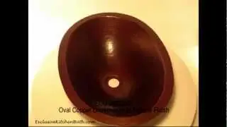Oval Copper Undermount