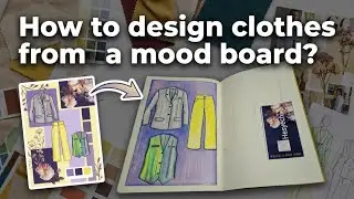 How design clothes by flat pattern 