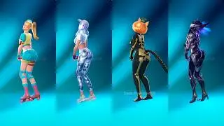 Fortnite Just A Girl Emote With Diamond Diva Dee Spire Assassin Spice Skin Thicc 🍑😍😂 Who Won ?