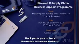 Sizewell C Supply Chain Business Programme - Mastering bid writing