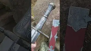 crusaders sword with sheath.   #medievalblacksmith #blacksmith #blade #crusader