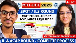 MULTIPLE COLLEGES - SAME DATE ?? DOCUMENTS & COLLEGES & FEE REFUND RULES | MHT CET 2025 ACAP ROUND