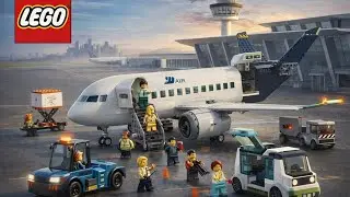 Lego city airplane passenger 60367 #legoairplane 