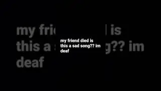 s this a sad song?