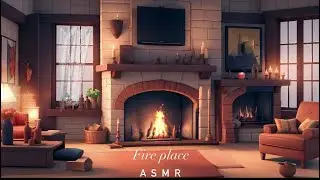 De-stress & Unwind with fire crackling ASMR | Best for meditation, yoga & relaxation🧘&zwj;♀️