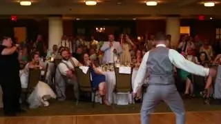 Groom and his mother stun wedding party; hit the quan, cat daddy, stanky leg & crank dat