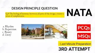 NATA 2021 | Design Principle Mock test | Part -2 | NATA Preparation | NATA Important question