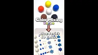 【Color Mixing Recipe】Blue Series 10 Colors