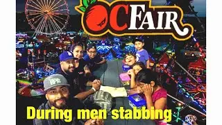 Orange County fair 2019- Krazy 5 family IS THERE WHILE STABBING, farm animals/ rides and coaster