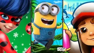 Miraculous Ladybug & Cat Noir 🐞 VS Minion Rush 😃 SUMMER CONTEST! VS Subway Surfers 🏄&zwj;♀️ MIAMI 2020