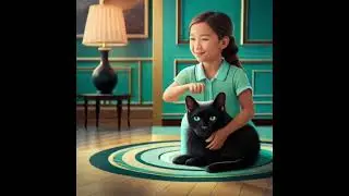 Whiskers the adventurous and loving cat 🐈 | Story | The Colouring Book