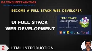 Day 2 | UI Full Stack | Full Stack Web Development | HTML Introduction