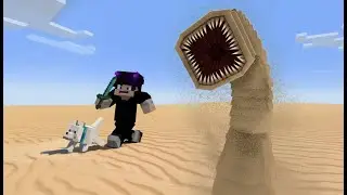 Minecraft Sandworm ESCAPE&hellip; but My Dog Didn&rsquo;t Make It | FixxHz
