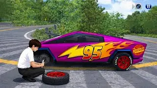 3D Driving Class Gameplay | Tyre Change on Highway 🚗💥 Realistic Car Simulator | GaMiNg WiTh CaR