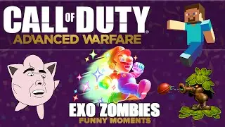 Call of Duty: Advanced Warfare - Exo Zombies, DLC, Fails, Funny Moments, Limbo, Carrier Easter Egg