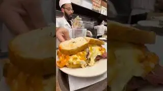 WOULD YOU PAY $29 FOR THIS SANDWICH PASTRAMI REUBEN AT KATZS DELI? #bestfood #pastrami #sandwich