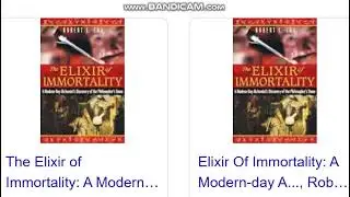 The Elixir of Immortality by Robert Cox - Fascinating Story