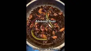 ADOBONG PUSIT #cooking #filipinorecipes #food #easyrecipe #recipe #kawalingpinoy #lutongpinoy