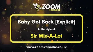Sir Mix A Lot - Baby Got Back - Karaoke Version from Zoom Karaoke