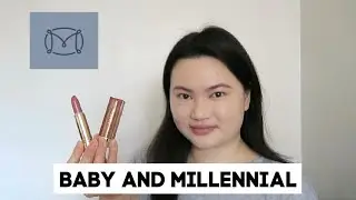Merit Beauty Signature Lip Lipstick Baby & Millennial Review + Try On | Tracey Violet