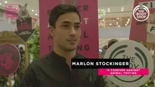 Marlon Stockinger is FOREVER AGAINST ANIMAL TESTING