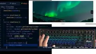 ASMR Programming - Simple Website Slider Coding - No Talking
