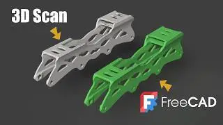 3D Scan to CAD in FreeCAD – Beginner Exercise (Creality Raptor Pro)