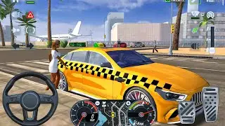 Taxi Simulator 2023 #29 Luxury Uber High-end Taxi Gameplay | Car Game Android Gameplay