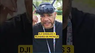 DJI GOGGLES 3: bloqueo de pantalla Nueva Funcion de seguridad #djigoggles