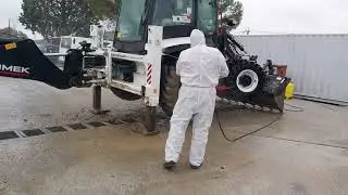 Çamurlu Kirli Makinamızı Yıkıyoruz Hidromek 102B Supra Bekoloder || Washing Machine Backhoeloader