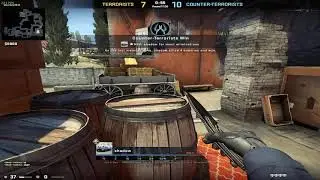 CS:GO Global Elite 4K Clutch  (Aimbot???)
