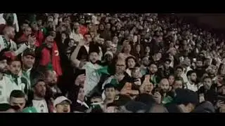 📣شاهد ....هتافات الجزائريين أمام الأمن في الملعب بالمغرب بعد مبارات الجزاىر نيجيريا