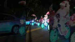 Key West BeLighted Bike Parade 2023 #Shorts #travel #christmasshorts