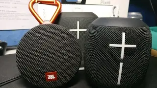 UE WonderBOOM vs JBL CLIP 2 - 10m Outdoor Sound Test