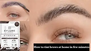 DIY - brow (& lash) tint at home | eylure