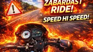 🚚🏍️ Dono Truck Ke Beech Full Speed Ride 😱🔥 | Highway POV Ride