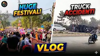 HUGE FESTIVAL! TRICK ACCIDENT !#volg #farming #nishudaswal #nishu #love 