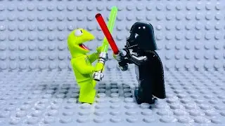 Kermit The Frog VS Darth Vader/ (A Lego Stop Motion Short Film)