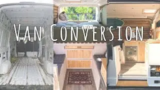 DIY Camper Van Conversion | TIMELAPSE & Van TOUR | Crafter/Sprinter