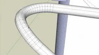 SketchUp :Industrial handrail easyWay