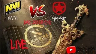 RU Dota 2 live NaVi vs Gambit BO3 (1-1) HD 60fps