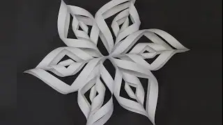 Stella di Natale senza cucire feltro, pannolenci, gomma crepla ,Tutorial Make a Snowflake