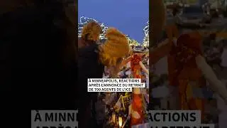 &Agrave; Minneapolis, r&eacute;actions apr&egrave;s l'annonce du retrait de 700 agents de l'ICE