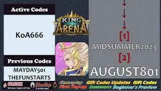 3rd New Gift Code Update King of Arena