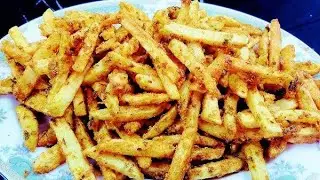 Street style fries at home | Easy way to make fries | Fries Recipe by NOOR`s flavor fusion