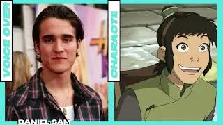 Comparisson Voice Over and character Avatar: The Last Airbender 