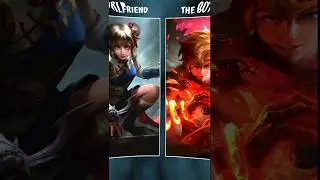 the girlfriend & the boyfriend x mlbb #skills #tiktok #mobilelegends #wanwan #yin