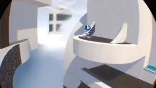 Astro Bot - Rescue Mission. World 1 Level 1 all bots and Chameleon