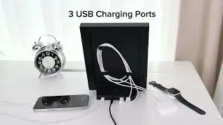 iHome Picture Frame with USB Charging Station (iPF30)