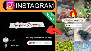Instagram No Face January Add Yours